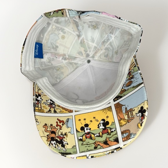 Disney Mickey Mouse‎ Hat All Over Print Embroidered Adjustable Slide - Picture 7 of 9